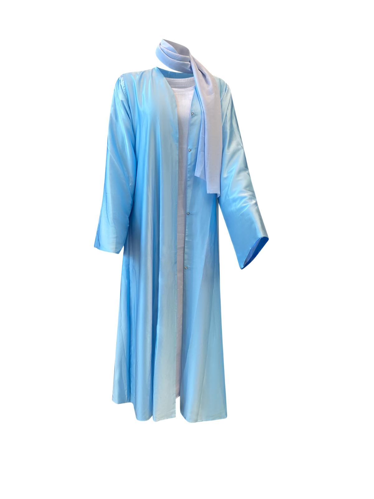 Blue Inara Abaya Reversible