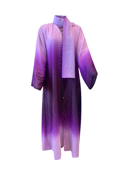 Purple Inara Abaya Reversible